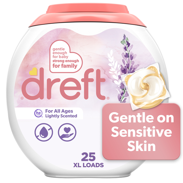 Dreft Laundry Detergent XL Pacs