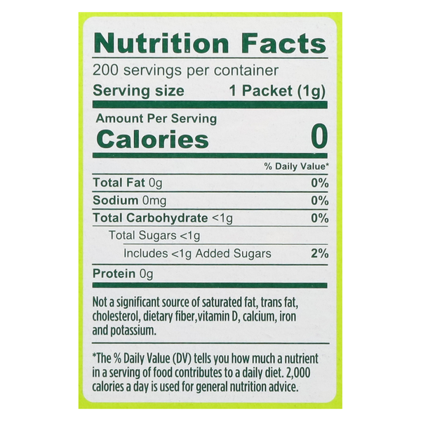 Splenda Stevia Sweetener Packets - 200CT