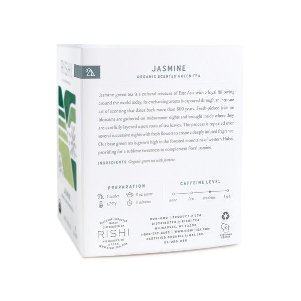 Rishi Tea & Botanicals Jasmine, Tea Sachets