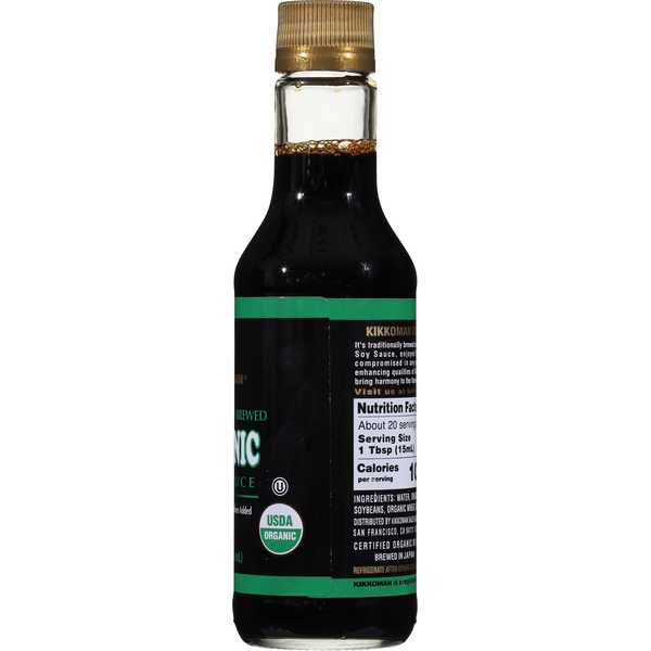 Kikkoman Traditionally Brewed Organic Soy Sauce