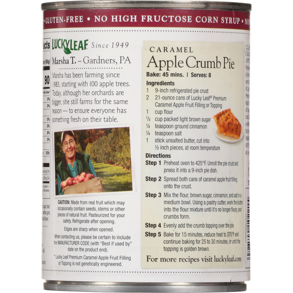 Lucky Leaf Caramel Apple Fruit Filling