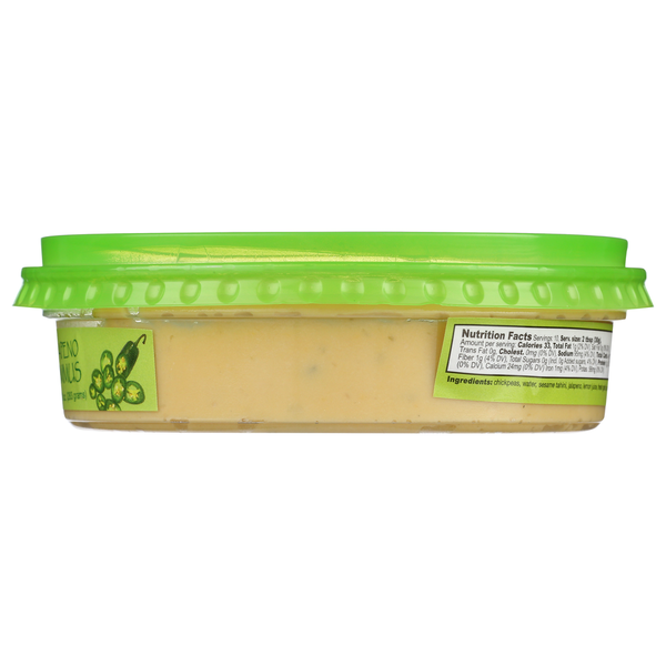 Oasis Mediterranean Cuisine Jalapeno Hommus, Hot