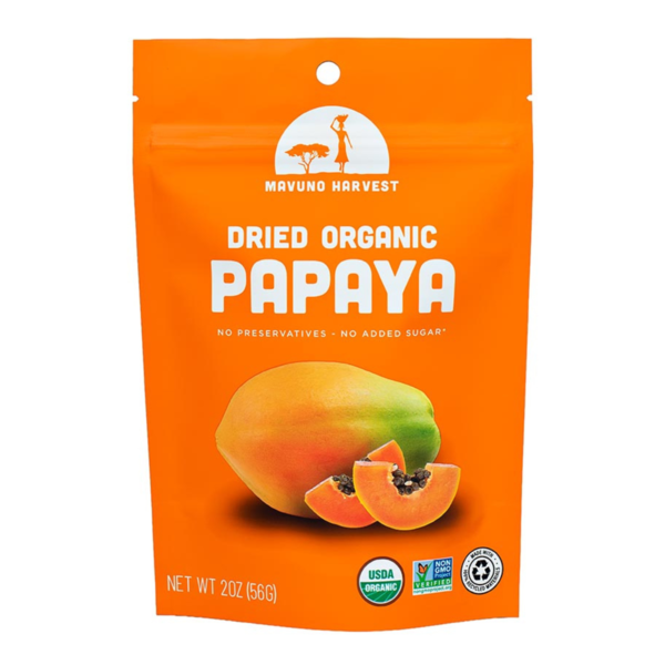 Mavuno Harvest Organic Dried Papaya