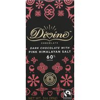 Divine Chocolate Dark Chocolate, with Pink Himalayan Salt