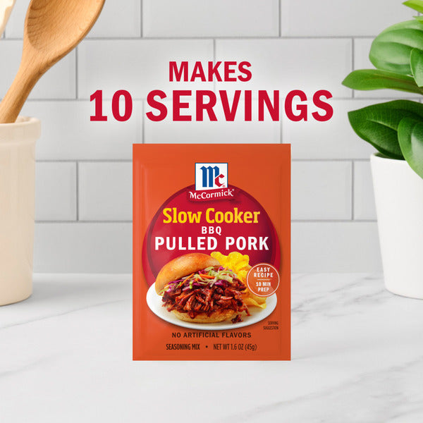 McCormick® Slow Cooker Barbecue Pulled Pork Seasoning Mix