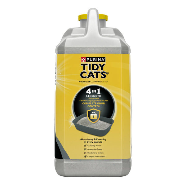 Purina Tidy Cats Clumping Cat Litter, 4-in-1 Strength Multi Cat Litter