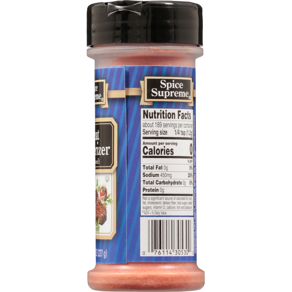 Spice Supreme Meat Tenderizer, Seasoned