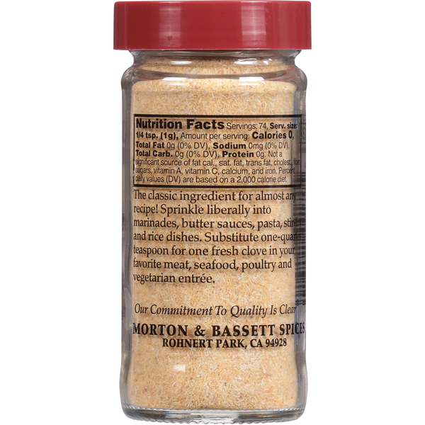 Morton & Bassett Spices Garlic Powder