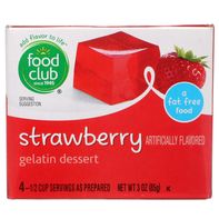 Food Club Strawberry Gelatin Dessert️ DestGlow