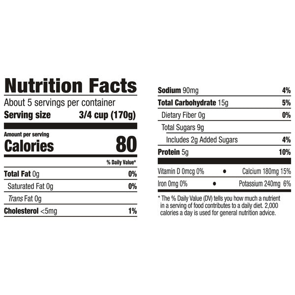 Dannon Light + Fit Original Strawberry Fat Free Yogurt