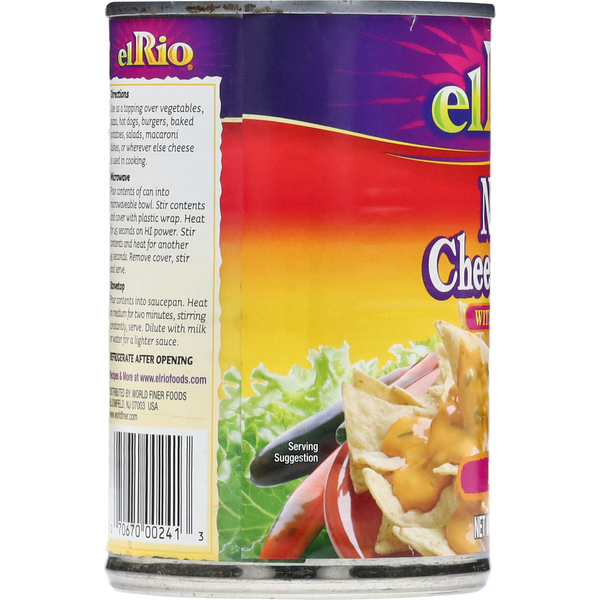 El Rio Hot Nacho Cheese Sauce with Jalapeno