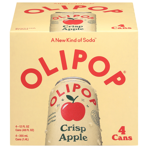 OLIPOP Crisp Apple Soda