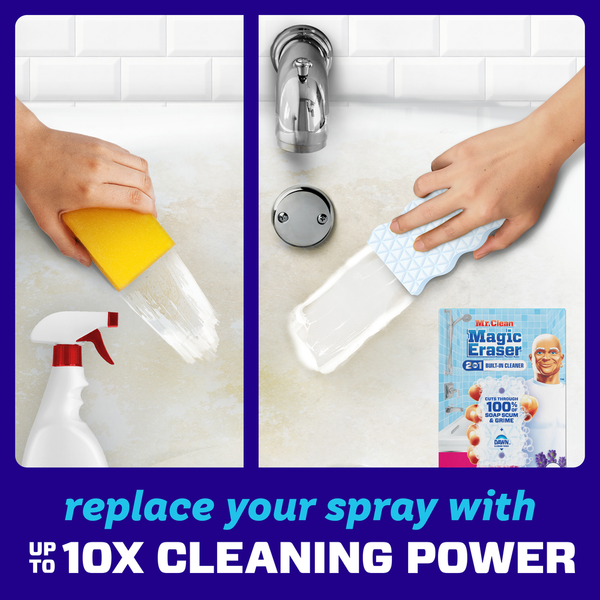 Mr. Clean Magic Eraser Ultra Bath Multi Purpose Cleaner for Bathroom