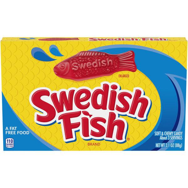 SWEDISH FISH Soft & Chewy Gummy Candy 3.1 oz