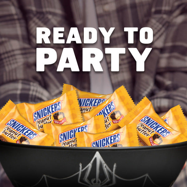 SNICKERS Crunchy Peanut Butter Squared Fun Size Chocolate Candy Bars