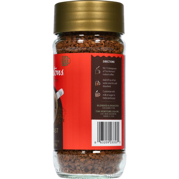 Tim Hortons 100% Arabica Dark Roast Colombian Premium Instant Coffee