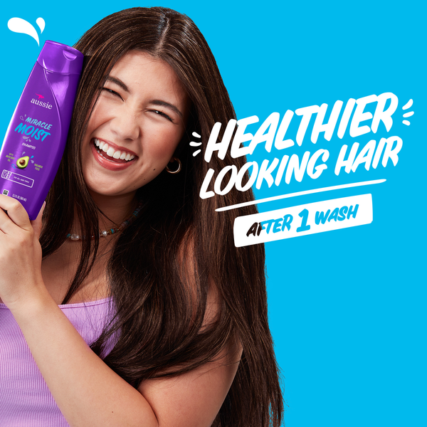Aussie Paraben-Free Miracle Moist Shampoo with Avocado & Jojoba
