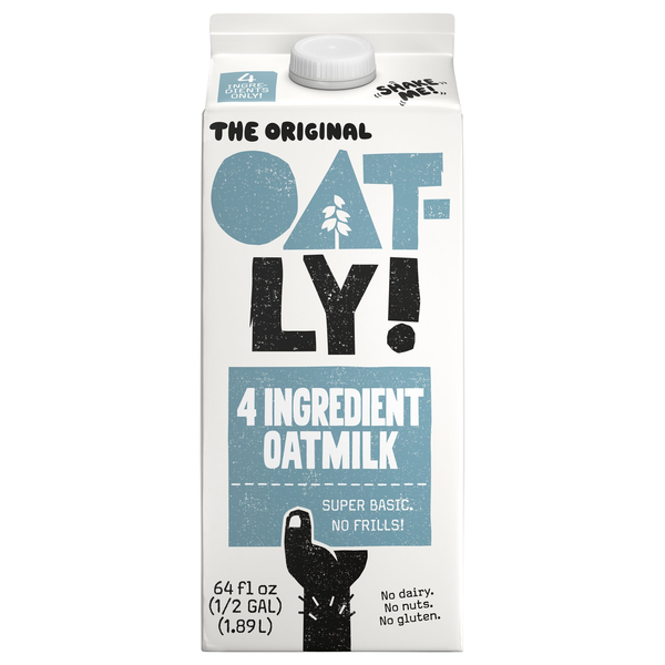 Oatly 4 Ingredient Oatmilk