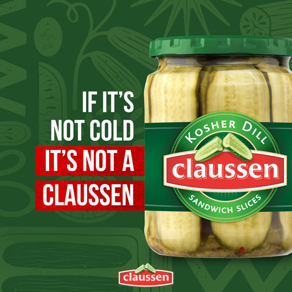 Claussen Kosher Dill Pickle Sandwich Slices