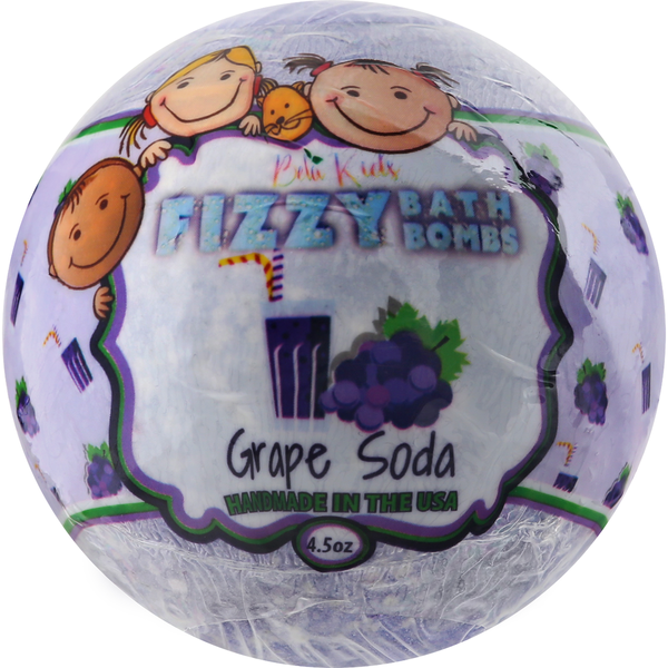 BELA Bath Bomb, Fizzy, Grape Soda