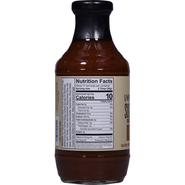 G Hughes Sugar Free Honey Flavored BBQ Sauce