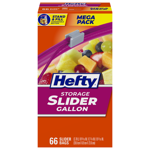 Hefty Storage Slider Bags