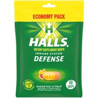 Halls Assorted Citrus Dietary Supplement Drops️