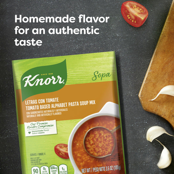 Knorr Sopa/Pasta Soup Mix Tomato Based Alphabet Pasta