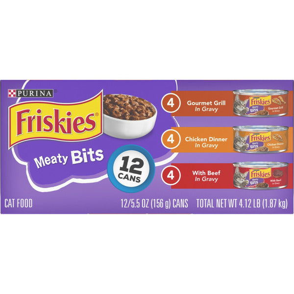 Purina Friskies Gravy Wet Cat Food , Meaty Bits