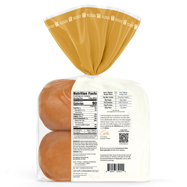 Hero Bread Classic Burger Buns