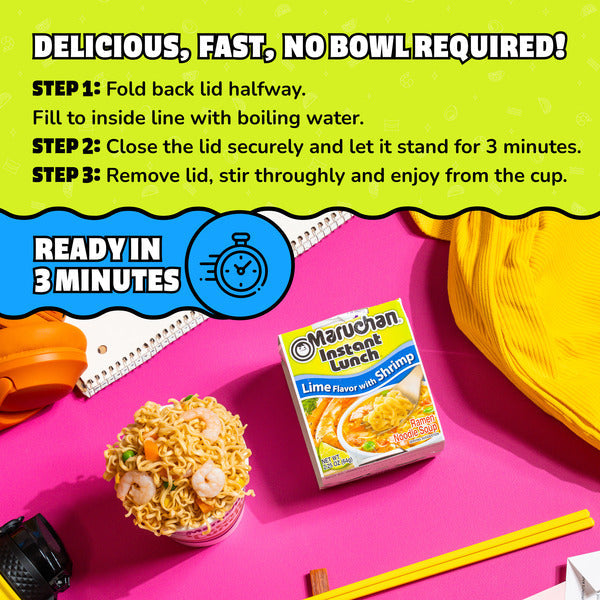 Maruchan® Instant Lunch Lime Flavor with Shrimp
