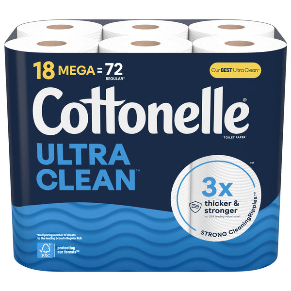 Cottonelle Ultra Clean Strong Toilet Paper