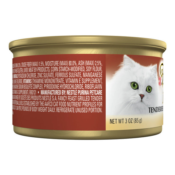 Purina Fancy Feast Grilled Wet Cat Food Beef and Liver Feast in Wet Cat Food Gravy DestGlow