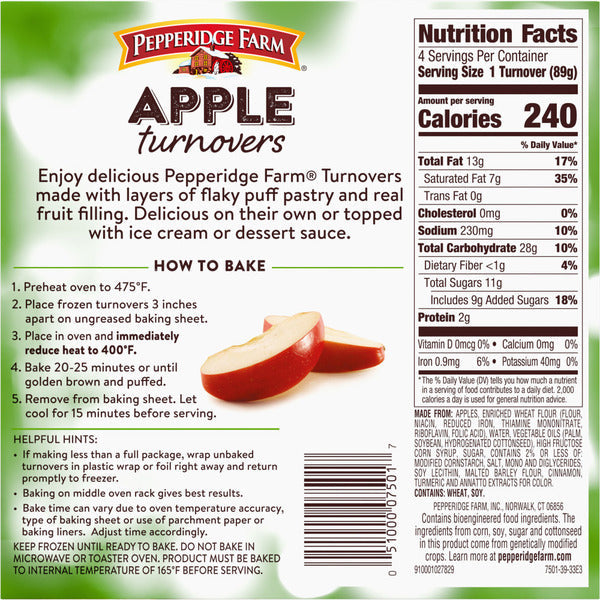 Pepperidge Farm Apple Turnovers