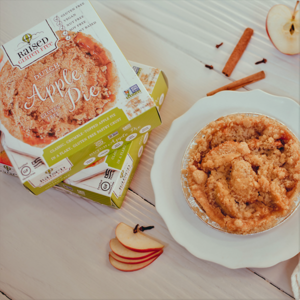 Raised Gluten Free Dutch Apple Pie