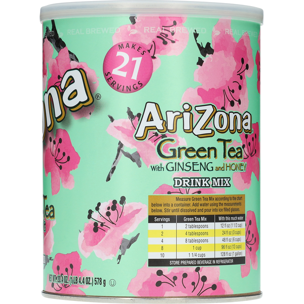 AriZona Green Tea with Ginseng and Honey Drink Mix