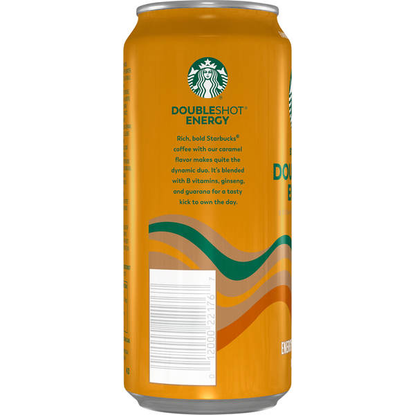 Starbucks Energy Coffee Beverage, Caramel, Doubleshot
