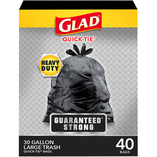 Glad Quick-Tie Large Trash Bags
