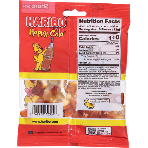HARIBO Happy-Cola Gummi Candy