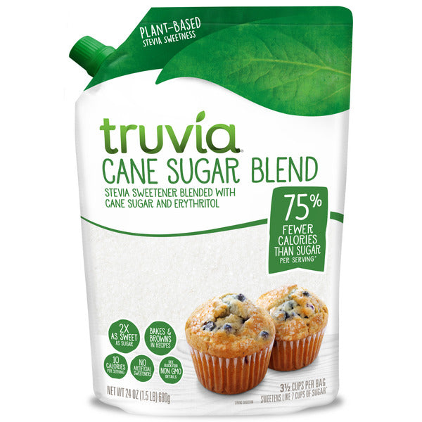 Truvia Cane Sugar Blend, Mix Of Stevia Sweetener And Cane Sugar DestGlow