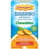 Emergen-C Immune+ Chewables with D Orange Flavor️