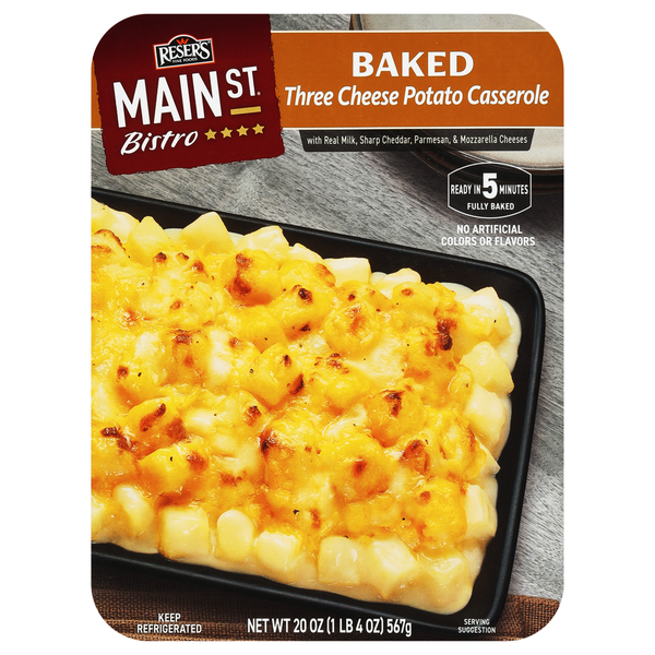 Reser’s Main St Bistro Potato Casserole, Three Cheese, Baked