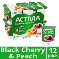 Activia Peach and Black Cherry Probiotic Yogurt, D...
️