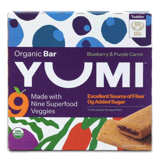 Yumi Blueberry & Purple Carrot Organic Bar