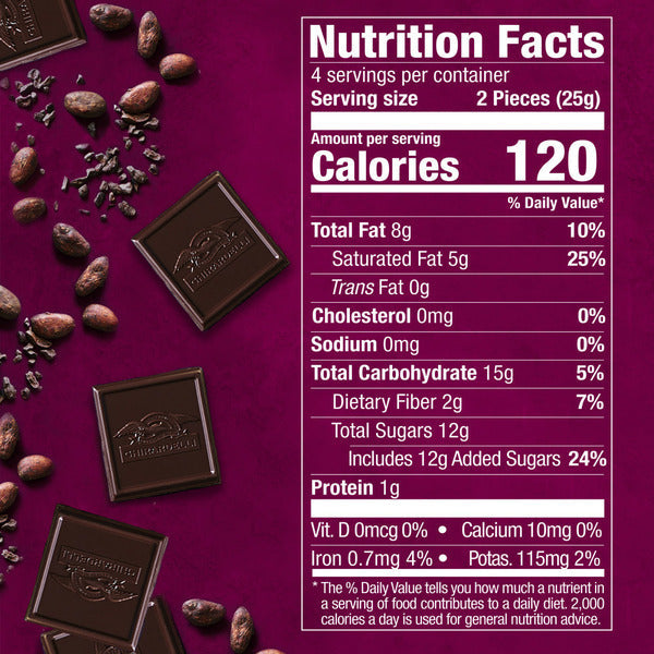 Ghirardelli Intense Dark Chocolate Bar - Raspberry Radiance