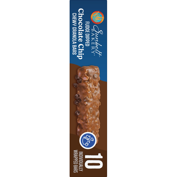 Sunbelt Bakery Fudge Dipped Chewy Chocolate Chip Granola Bars