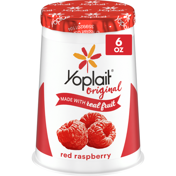 Yoplait Original Low Fat Red Raspberry Yogurt Cup