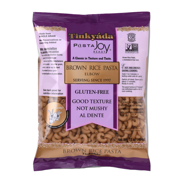 Tinkayda Gluten Free, Brown Rice Pasta, Elbow
