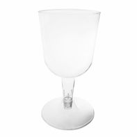 Distributed 5.5 oz. Clear Wine Glasses, 8 pc️