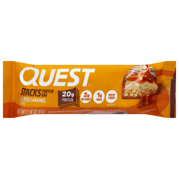 Quest Salted Caramel Flavored Protein Bar